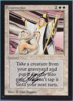 Resurrection Collectors' Edition NM White Uncommon SIGNED CARD (402803) ABUGames - Image 1