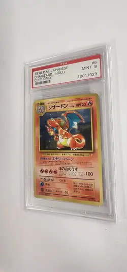 PSA 9 Japanese Pokemon Card: Charizard CD Promo - Image 2