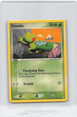 TREECKO 67/100 - NON-HOLO - Crystal Guardians - 2006 Pokemon Card - NM - Image 1