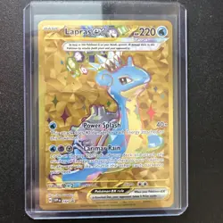 Lapras ex SVP 164 Scarlet & Violet Black Star Promo Pokemon Card - NM - Image 1