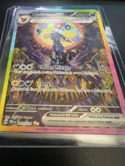 Pokemon Prismatic Evolutions Umbreon EX Illustration Card 161/131 Special Rare - Image 2