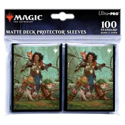 Wilds of Eldraine Ellivere 100 ULTRA PRO MTG deck protectors card sleeves - Image 1