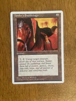 MTG Jandor's Saddlebags X1 MP, English Alternate Fourth Edition 4th - Image 1