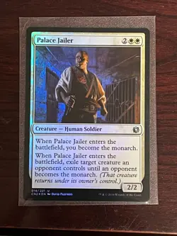 MTG Magic the Gathering Palace Jailer (18/234) Conspiracy Take the Crown LP FOIL - Image 1
