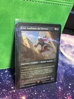 Ezio Auditore Da Firenze Foil Etched MTG ACR - Pack Fresh - - Image 1
