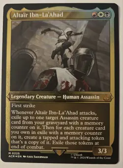 Altair Ibn-La'Ahad Universes Beyond: Assassin's Creed (Foil Etched) mtg - Image 1