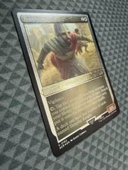 MTG Templar Knight #0183 Foil Etched Uncommon UB: Assassin’s Creed (ACR) - Image 2