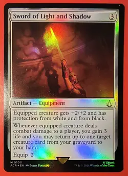 MAGIC, MTG: SWORD OF LIGHT AND SHADOW/ACR /MYTHIC #0100/ NM, FOIL FINISH - Image 1