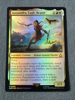 FOIL Kassandra, Eagle Bearer Universes Beyond: Assassin's Creed NM - Image 1