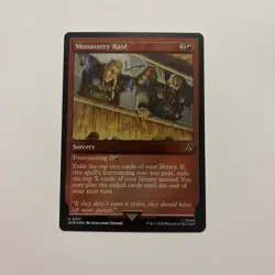 MTG - Monastery Raid - Foil Etched - LP - Assassin's Creed - Image 1