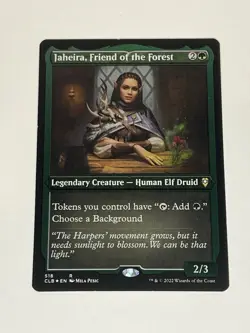 MTG - Jaheira, Friend of the Forest (Foil Etched) - CLB - LP - Image 1