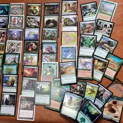 Whole Entire COMMANDER Deck MTG - WURMS WYRMS WORMS Green Day Tribal Green Baru - Image 2