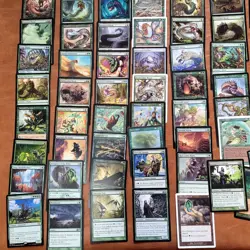 Whole Entire COMMANDER Deck MTG - WURMS WYRMS WORMS Green Day Tribal Green Baru - Image 3