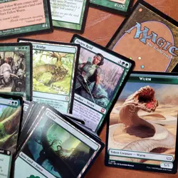 Whole Entire COMMANDER Deck MTG - WURMS WYRMS WORMS Green Day Tribal Green Baru - Image 4