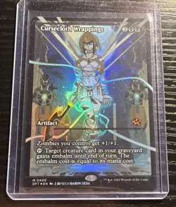 Cursecloth Wrappings (Showcase) Aetherdrift Foil NM - Image 1