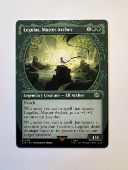 Legolas, Master Archer - SHOWCASE - MTG LTR - NM - Image 1