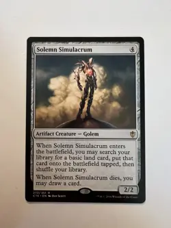 Solemn Simulacrum - MTG Commander 2016 - NM - Image 1