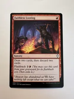 Faithless Looting - MTG Commander Anthology Volume II - NM - Image 1