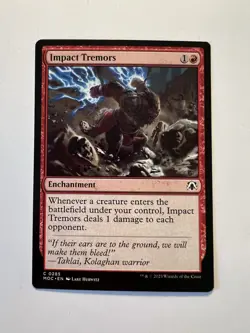Impact Tremors - MTG March of the Machine: Commander - NM - Image 1