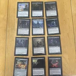 Magic the Gathering Mono Black value Pack NM As seen *COMMANDER 12x - Image 1