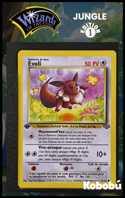 Carte Pokemon Evoli 51/64 Edition 1 Ed 1 Jungle Wizards 6 - Image 1