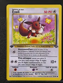 Carte Pokemon Evoli 51/64 Edition 1 Ed 1 Jungle Wizards 6 - Image 2