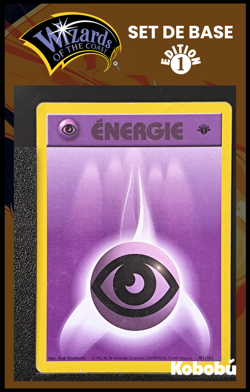 Carte Pokemon Energie Psy 101/102 Edition 1 Ed 1 Set De Base Wizards - Image 1
