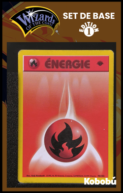 Carte Pokemon Energie Feu 98/102 Edition 1 Ed 1 Set De Base Wizards - Image 1