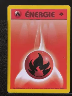 Carte Pokemon Energie Feu 98/102 Edition 1 Ed 1 Set De Base Wizards - Image 2
