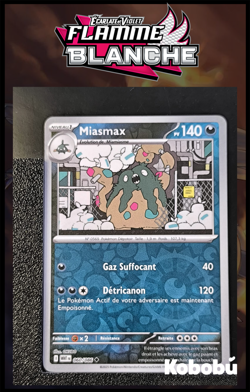 Carte Pokemon Miasmax 060/086 Reverse EV10.5 Flamme Blanche WHT - Image 1