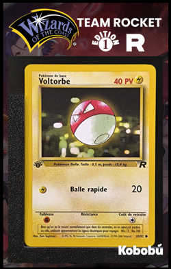 Carte Pokemon Voltorbe 69/82 Edition 1 Ed 1 Team Rocket Wizards 2 - Image 1