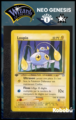 Carte Pokemon Loupio 55/111 Edition 1 Ed 1 Neo Genesis Wizards 2 - Image 1