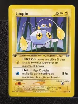 Carte Pokemon Loupio 55/111 Edition 1 Ed 1 Neo Genesis Wizards 2 - Image 2