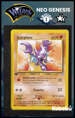 Carte Pokemon Scorplane 59/111 Edition 1 Ed 1 Neo Genesis Wizards 1 - Image 1