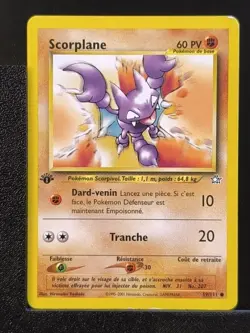 Carte Pokemon Scorplane 59/111 Edition 1 Ed 1 Neo Genesis Wizards 1 - Image 2