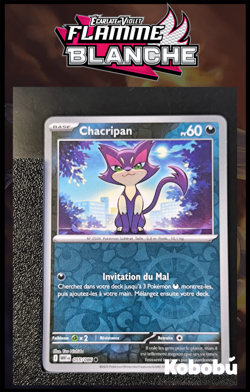 Carte Pokemon Chacripan 055/086 Reverse EV10.5 Flamme Blanche WHT - Image 1