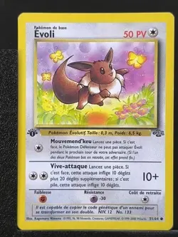 Carte Pokemon Evoli 51/64 Edition 1 Ed 1 Jungle Wizards 9 - Image 2