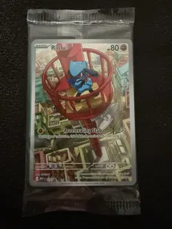 Pokemon TCG Riolu 010 ETB Promo Mega Evolutions Sealed Black Star Promo - Image 1