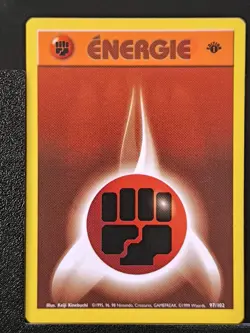 Carte Pokemon Energie Combat 97/102 Edition 1 Ed 1 Set De Base Wizards - Image 2