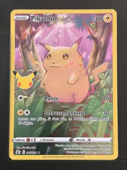 Carte Pokemon Pikachu 005/025 EB7.5 Celebrations 25 ans epee et bouclier - Image 2