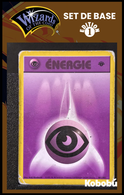Carte Pokemon Energie Psy 101/102 Edition 1 Ed 1 Set De Base Wizards - Image 1