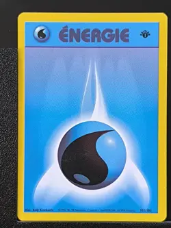 Carte Pokemon Energie Eau 102/102 Edition 1 Ed 1 Set De Base Wizards - Image 2
