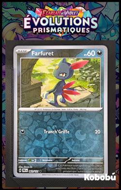 Carte Pokemon Farfuret 061/131 Reverse EV8.5 Evolutions Prismatiques PRE - Image 1