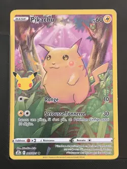 Carte Pokemon Pikachu 005/025 EB7.5 Celebrations 25 ans epee et bouclier - Image 2