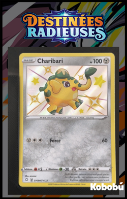 Carte Pokemon Charibari SV090/SV122 EB4.5 Destinees Radieuses Epee Et Bouclier - Image 1