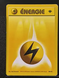 Carte Pokemon Energie Electrique 100/102 Edition 1 Ed 1 Set De Base Wizards - Image 2