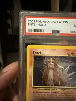 2001 Pokemon Neo Revelation Entei Holo 6/64 PSA 8 NM-MT - Image 5