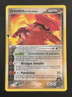 Carte Pokemon Groudon Team Magma 9/95 EB7.5 Celebrations 25 ans epee et bouclier - Image 2