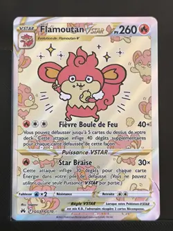Carte Pokemon Flamoutan VStar GG37/GG70 EB12.5 Zenith Supreme Epee Bouclier - Image 2