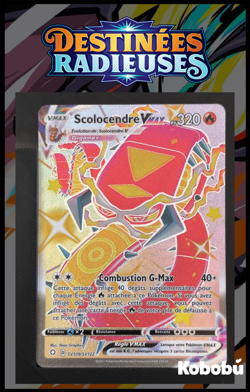 Carte Pokemon Scolocendre VMAX SV109/SV122 EB4.5 Destinees Radieuses - Image 1